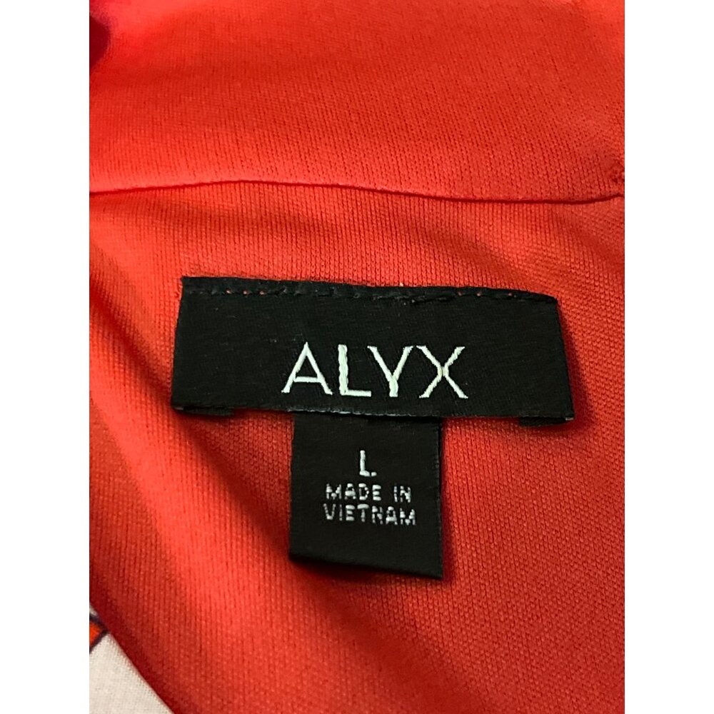 Alyx Floral Sleeveless Blouse Womens L Red Blue Lined Shell Used - Picture 7 of 13